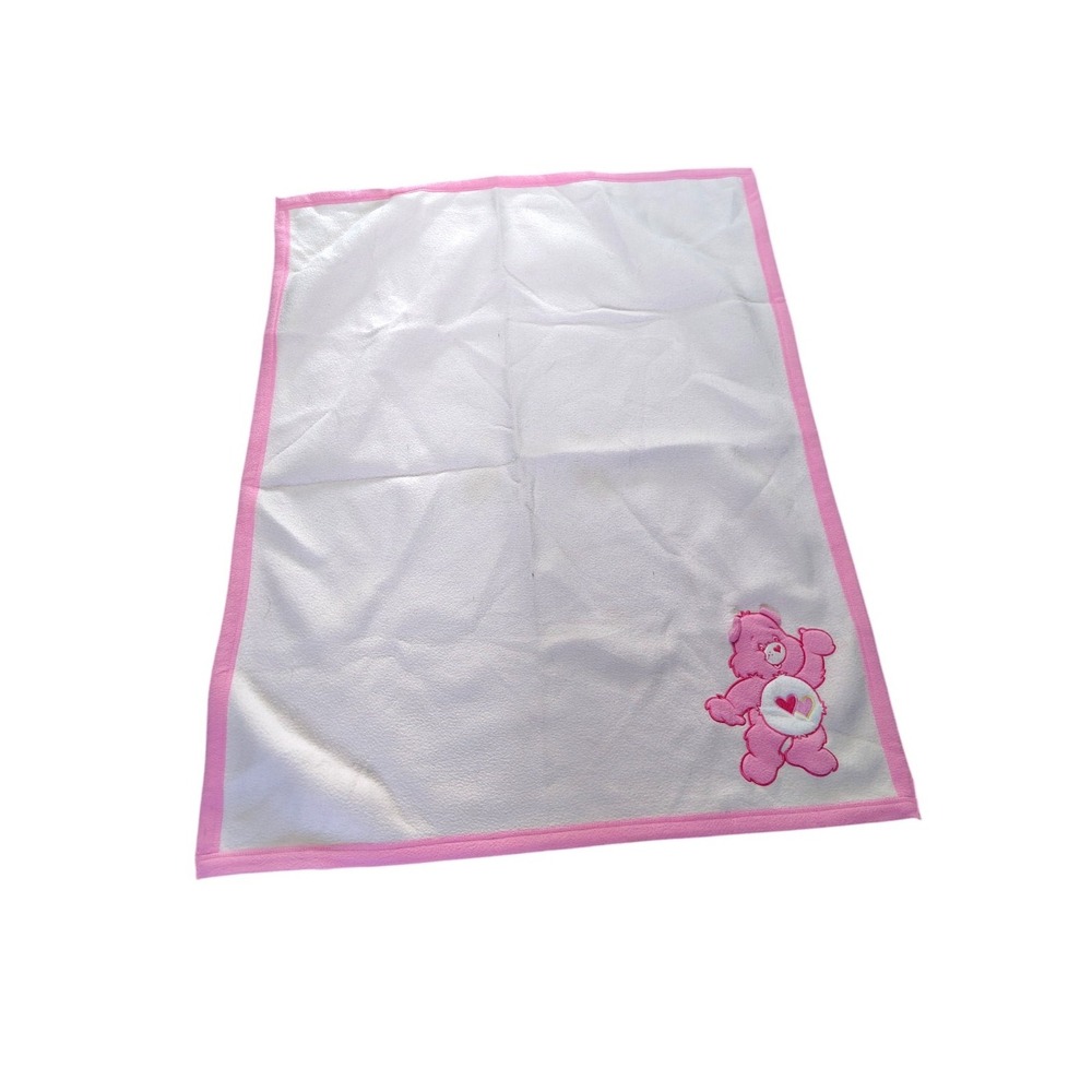 Vintage‎ Carebears fleece baby blanket